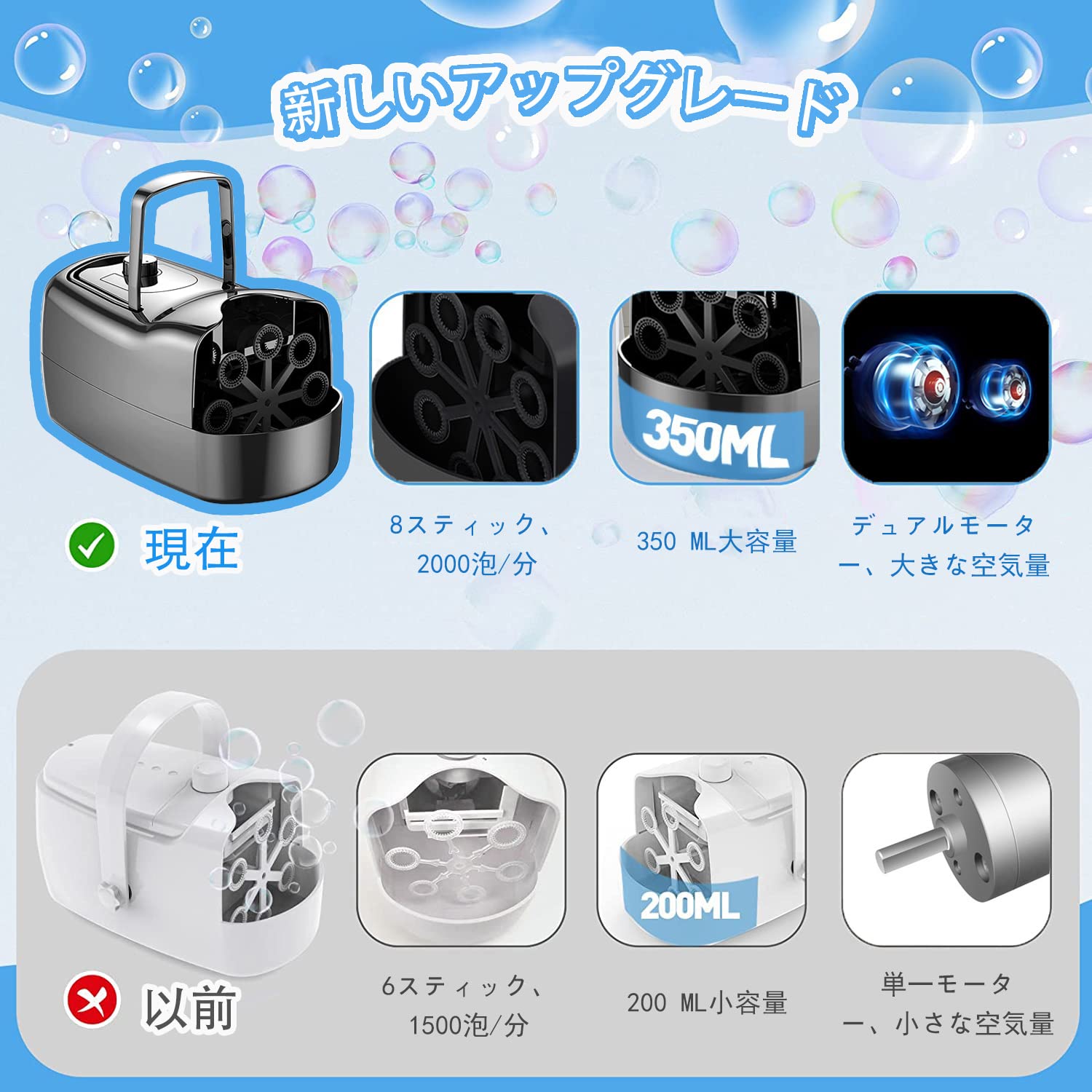 Amazon.co.jp: シャボン玉 電動 バブルマシーン シャボン玉機 自動